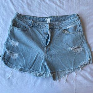 Denim shorts